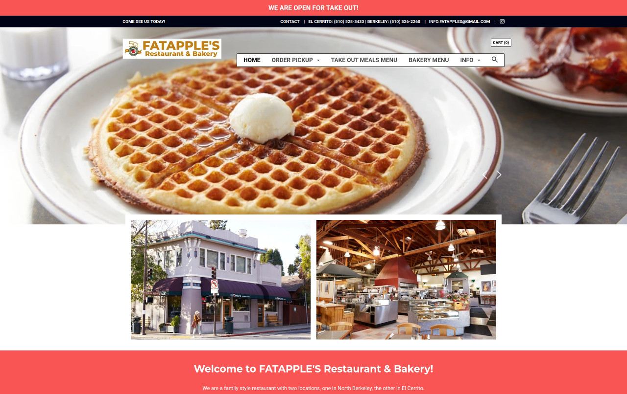 FATAPPLE'S Restaurant & Bakery screenshot